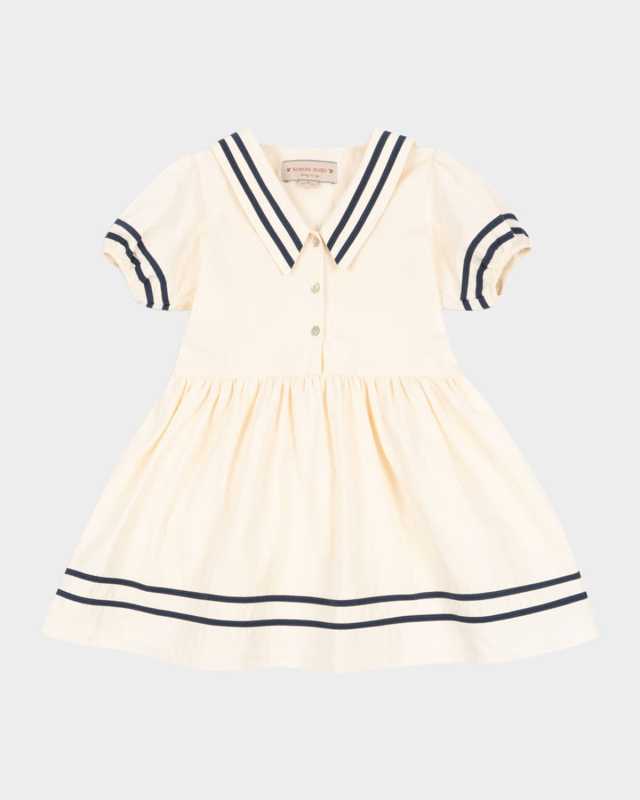 Girl's Allie Sailor Cotton Dress, Size 18M-6